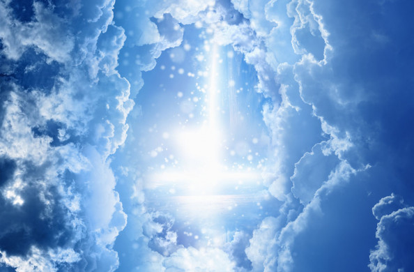 Фотообои Красивое небо на потолок