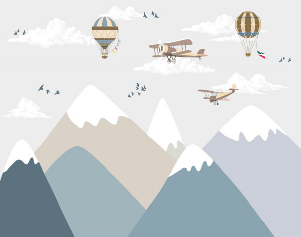 Фотообои  Детские горы для мальчика