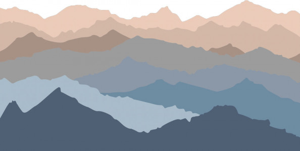 Фотообои Векторные горы