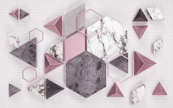 Фотообои 3д фигуры