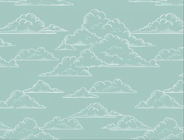 Фотообои Векторные тучи 