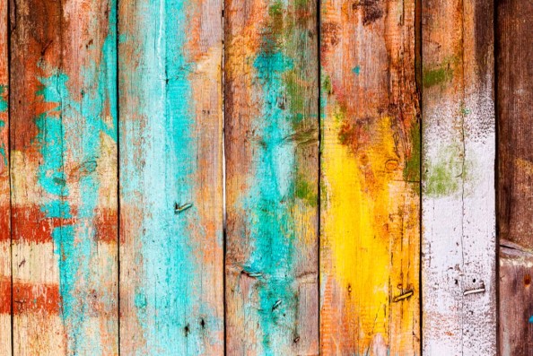 Фотообои Разноцветные доски