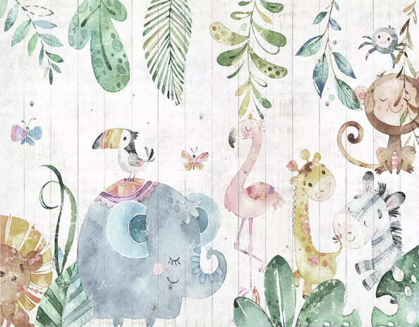 Фотообои Детские животные