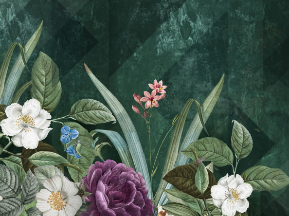 Фотообои корзина роз