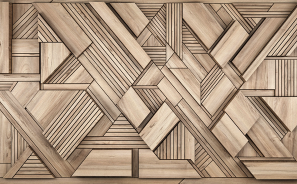 Фотообои панели под дерево