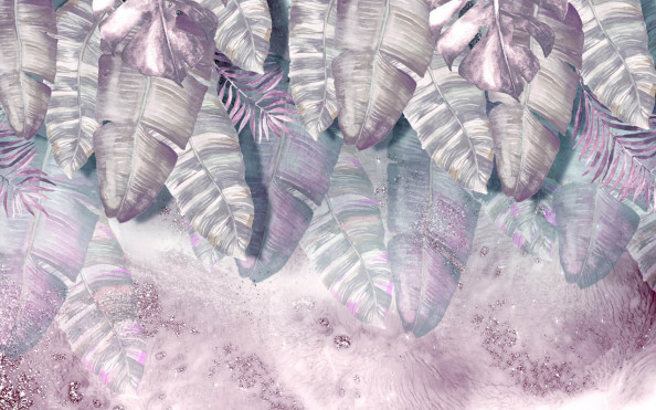 Фотообои тропические листья