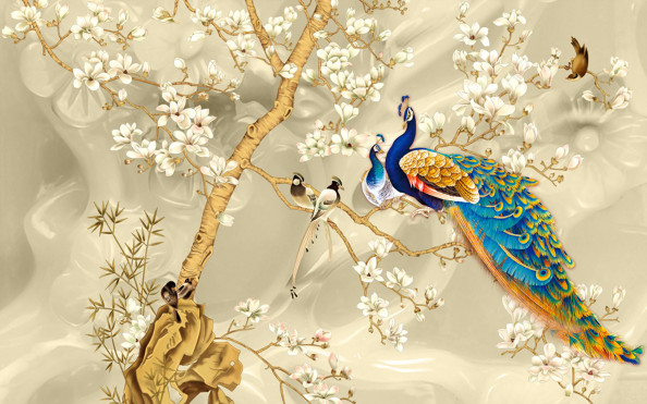 Фотообои павлин