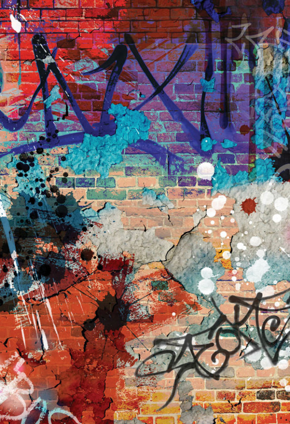 Фотообои Арт кирпичная стена