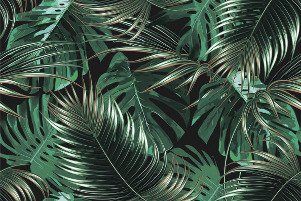 Фотообои Тропические листья