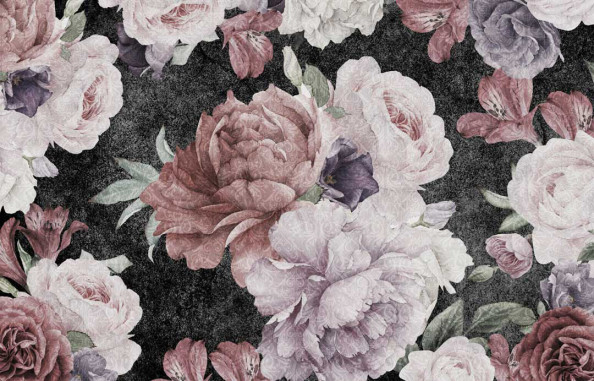 Фотообои Винтажные Пионы 