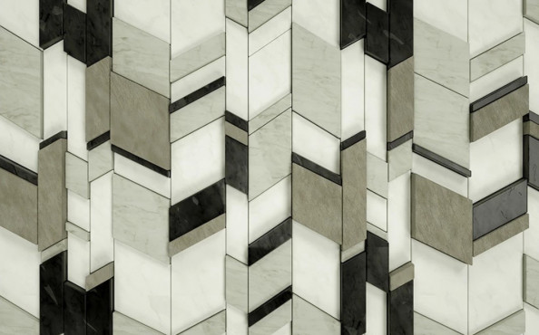 Фотообои Серая шахматка