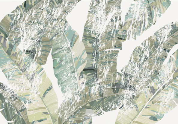 Фотообои Дизайнерские листья бананов