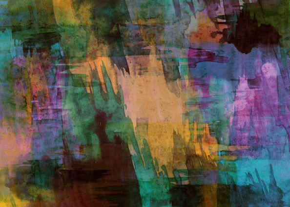 Фотообои Акварельные цветные разводы