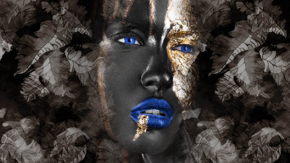 Фотообои лицо