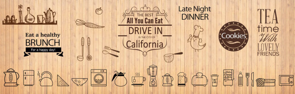 Фотообои для кафе