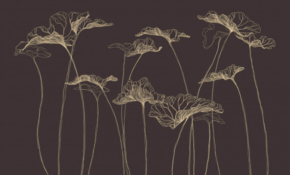 Фотообои векторные цветы