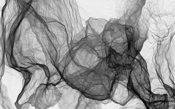 Фотообои Флюид Арт  ч\б