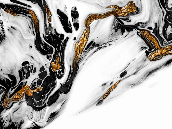 Фотообои Мрамор с золотом