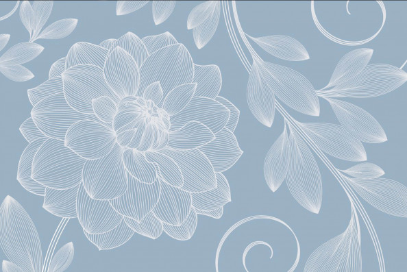 Фотообои векторный цветок