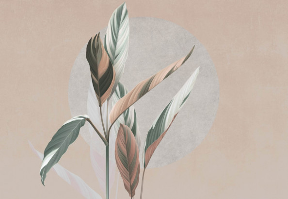 Фотообои арт листья