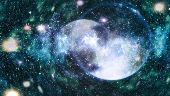 Фотообои Космос на потолок