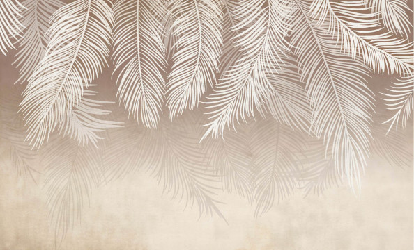 Фотообои тропические листья