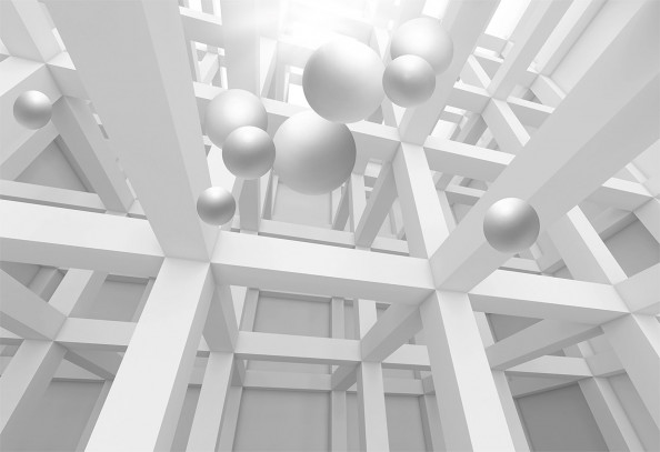 Фотообои колоны и шары