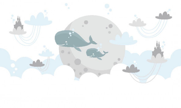 Фотообои Синий кит