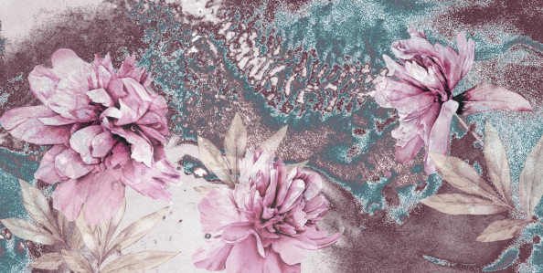 Фотообои Акварель, цветы