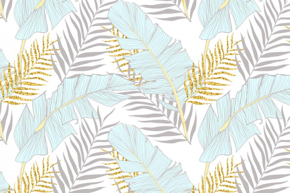 Фотообои Золотые листья