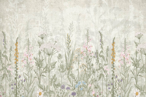 Фотообои полевые цветы