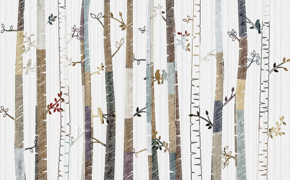 Фотообои Дизайнерские деревья