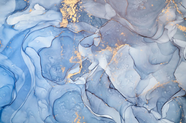 Фотообои Флюид с золотом