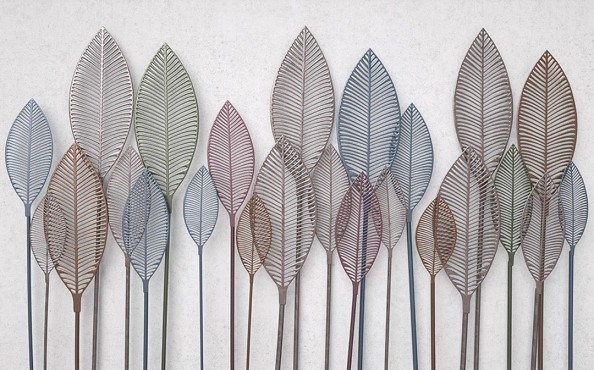 Фотообои Обьемные листики