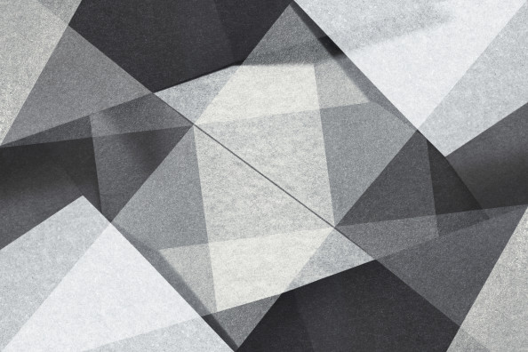 Фотообои Геометрия черно белые треугольники