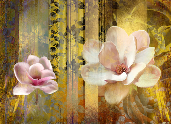 Фотообои дизайнерские цветы