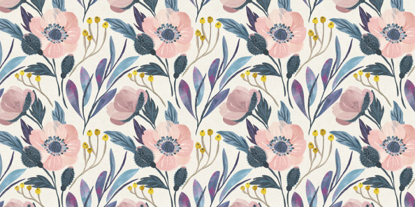 Фотообои Цветы в скандинавском стиле