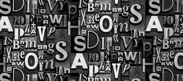 Фотообои буквы