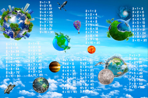 Фотообои Паттерн для кабинета географии