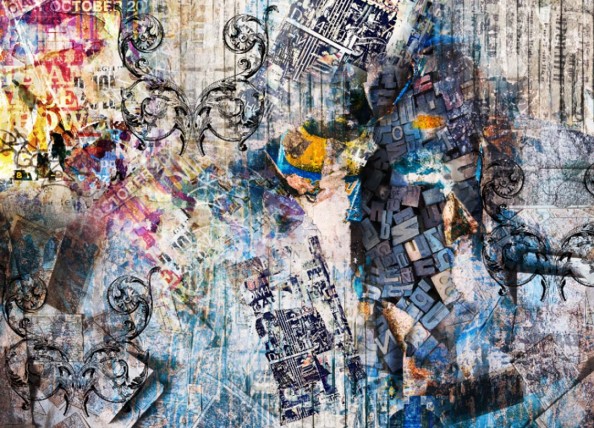 Фотообои Узоры текста