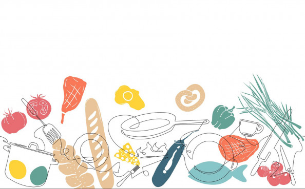 Фотообои фрукты и овощи