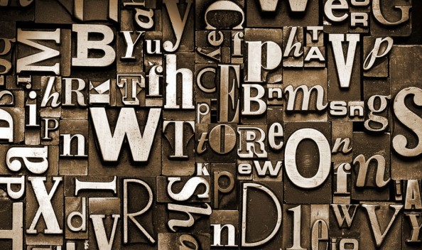 Фотообои Обьемные буквы