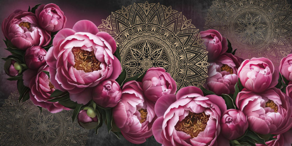 Фотообои пионы