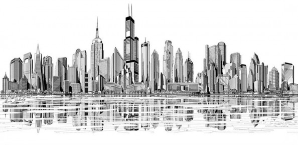 Фотообои Черты города