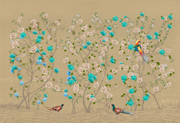 Фотообои Шинуазри ветки