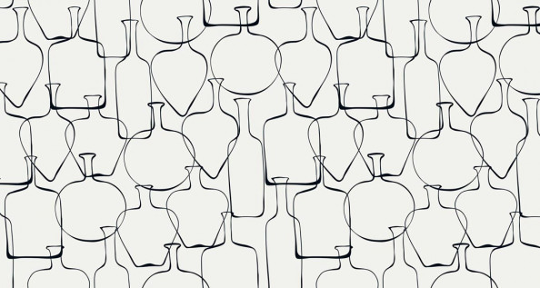 Фотообои Бутылки в скандинавском стиле