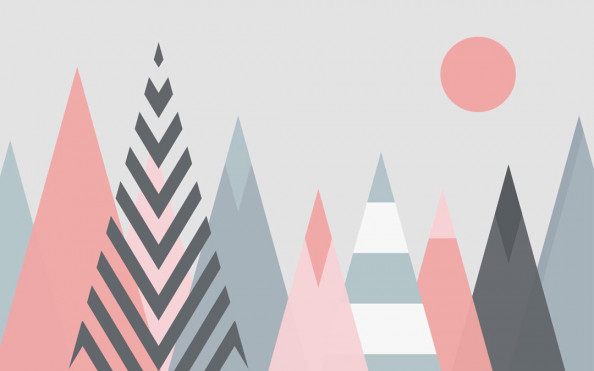 Фотообои Нарисованный лес