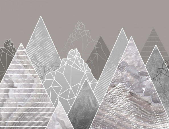 Фотообои  Скандинавские горы для детской