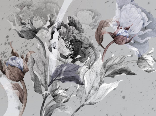 Фотообои дизайнерские цветы