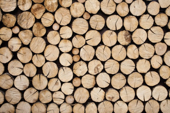 Фотообои Деревянные бревна